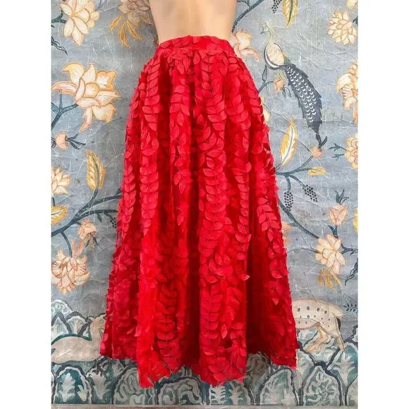 New Anthropologie Sunday in Brooklyn Dimensional Petal Skirt size Medium